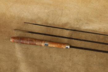 Antique 1920s Winchester Model 5720 8' 3 Piece Takedown Steel Bait Fishing Rod
