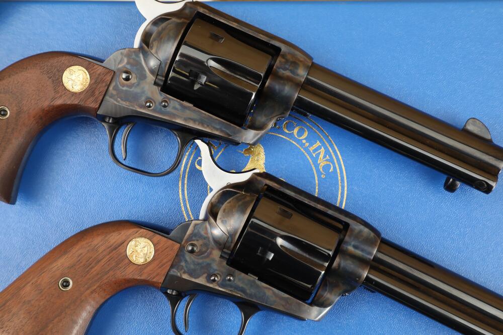 Boxed Consecutive Pair Colt Frontier Six Shooter Single Action