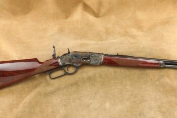 Winchester Miroku Navy Arms 1873 One of One Thousand Deluxe Grade 4 .357/38 Lever Rifle, MFD 2014