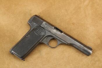 WWII German Occupied Belgian FN Model 1922 7.65mm .32 ACP Semi Automatic Pistol, C&R