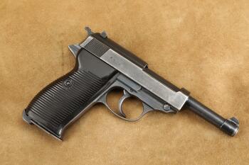 Late WWII German Matching Spreewerk P.38 9mm Military Semi-Automatic Pistol, 1944 C&R