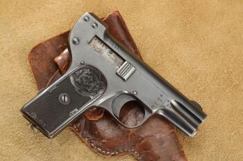 Belgian Charles Clement Model 1903 Type II .25 ACP 6.35mm Semi-Automatic Pistol, 1906-1907 C&R