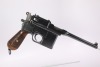 WWI Mauser C96 Broomhandle Red Nine 9mm Pistol & Shoulder Stock - 3