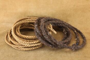 50 Foot Rawhide Riata and 13 Foot Horse Hair Mecate