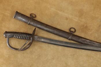 US Army Punitive Expedition Pre-WW1 Ames M-1906 Iron Hilt Cavalry Saber, Sheath
