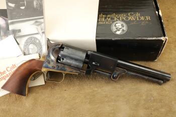 Boxed Colt 2nd Model Dragoon F Series .44 Cal. 7.5" Percussion Revolver, 1980-1982 Antique