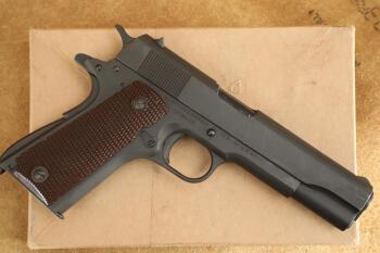 Original WWII US Army Colt M1911A1 .45 ACP Military Semi-Automatic Pistol, 1944 C&R
