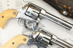 Los Angeles County Sheriff Eugene W. Biscailuz Custom Pair Colt Single Action Army Revolvers - 2