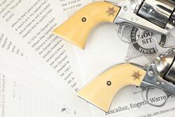 Los Angeles County Sheriff Eugene W. Biscailuz Custom Pair Colt Single Action Army Revolvers - 3