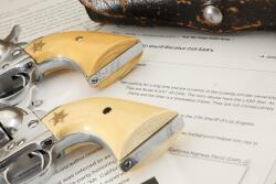 Los Angeles County Sheriff Eugene W. Biscailuz Custom Pair Colt Single Action Army Revolvers - 10