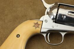 Los Angeles County Sheriff Eugene W. Biscailuz Custom Pair Colt Single Action Army Revolvers - 18