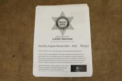 Los Angeles County Sheriff Eugene W. Biscailuz Custom Pair Colt Single Action Army Revolvers - 35