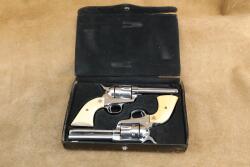 Los Angeles County Sheriff Eugene W. Biscailuz Custom Pair Colt Single Action Army Revolvers - 72