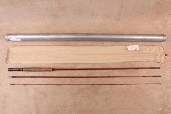Vintage Heddon #20 9' Three Piece Bamboo Fly Rod & Storage Tube