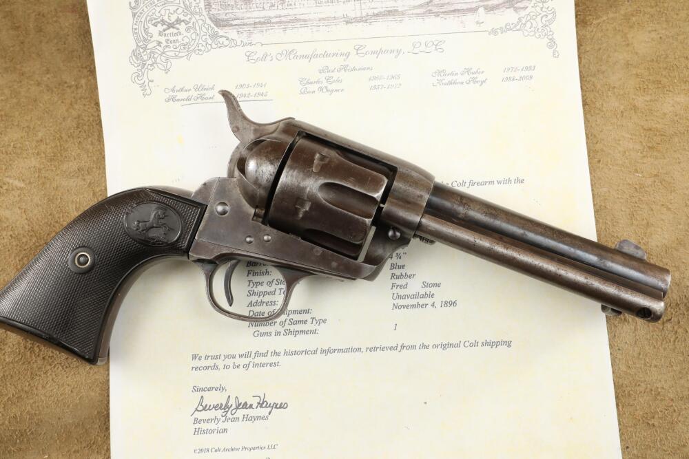 1st Generation Colt Single Action Army SAA 4 3/4 .41 LC Revolver