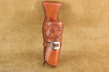 Vintage 1960s Bohlin Made Colt 4 3/4" Single Action Army SAA Hand Tooled Quick Draw Pistol Holster