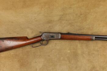 Winchester Model 1886 26" Octagonal Re-Chambered .45-70 Gov't Lever Rifle, 1891 Antique