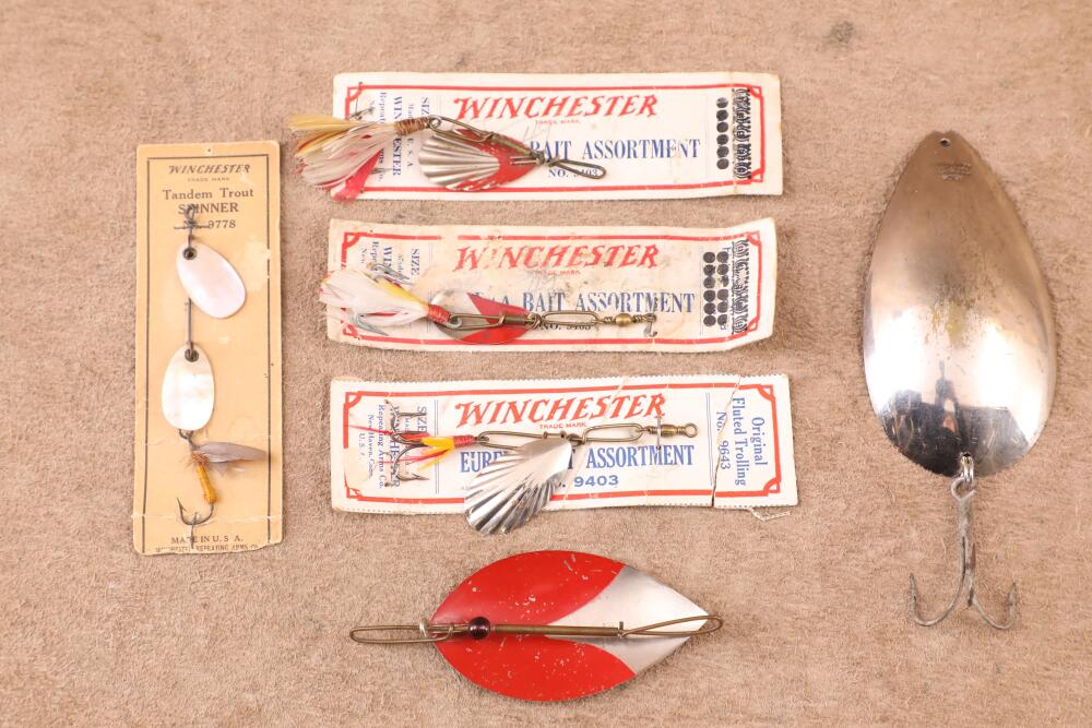 antique winchester fishing lures Vintage Red Multi Wobbler Lure In Box 9204 For Sale 071525 VINTAGE WINCHESTER MINNOW 2001