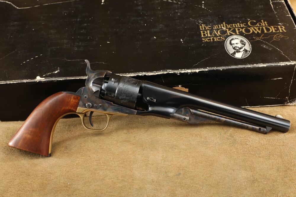 Colt 1860 Army F Series .44 Caliber 8 Percussion Revolver & Box