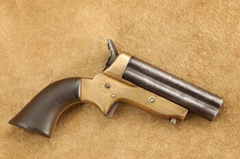 C. Sharps Model 2B .30 Long Rimfire 3" Four-Barrel Pepperbox, MFD 1859-1874 Antique