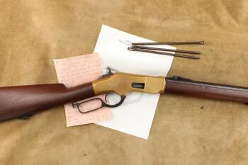 Winchester Model 1866 24" Octagonal .44 RF Lever Action Rifle, Cleaning Rod, 1875 Antique