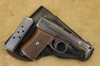 Interwar Mauser New Model 1910 2nd Variant .25 ACP 6.35mm Semi Auto Pistol, 1921-1928 C&R