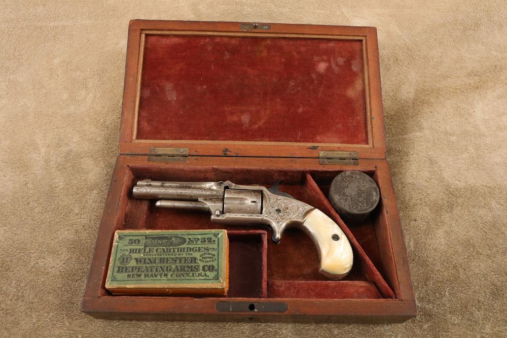 マルモ Factory Engraved Marlin No. 32 Standard 1875 .32 Rimfire 5-Shot