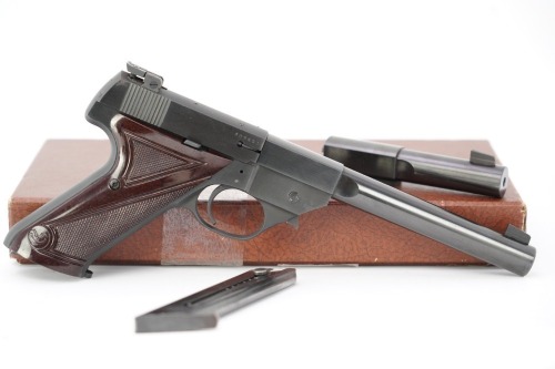 High Standard Field King 2 Barrel Combination .22 Target Pistol & Box, 1953