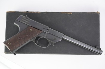 High Standard Hi-Standard Model GB .22 LR 6 3/4" Semi Automatic Pistol & Box