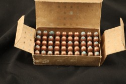 1x Full Box, 50 Rds. of Evansville Ordnance Plant (Chrysler) “EC43” US Military WW2 .45 ACP Ball Ammo - 2