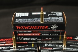 4x Boxes, 200 Rds. of Winchester 17 Win Super Mag 20 Grain High Velocity Polymer Tip Varmint & Coyote Ammo - 2