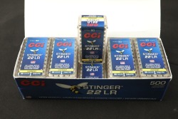 1x Case, 10x Boxes, 500 Rds. of CCI Stinger .22 Long Rifle 32 Grain HP Varmint Ammo - 2