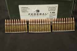 840 Rds. of Federal 5.56x45 55 Grain FMJ Ball Ammo on Stripper Clips, XM193LC1, Packed in 2 Ammo Cans