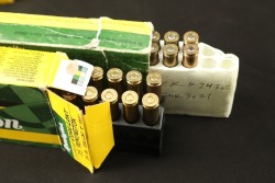 3x Full Boxes, 60 Rds. of Remington Peters 35 Rem 200 Grain Express Core-Lokt SP Ammo, 1x Partial Box of 16 Reloaded Rds. of Remington Peters 35 Rem Ammo - 4