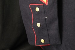 USMC Marine US WW2 Staff Sergeant Badged Dress Blue Tunic W/ Pants Uniform - 10