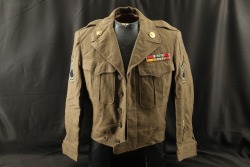 5x US Army AAF WW2 Badged Wool Service Dress “Ike” Jackets - 3