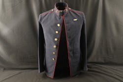 USMC Marine US Post-WW1 1920s “Droop Wing” EGA Badged Dress Blue Tunic W/ Early “Buckeback” Pants Uniform - 2