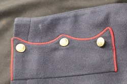 USMC Marine US Post-WW1 1920s “Droop Wing” EGA Badged Dress Blue Tunic W/ Early “Buckeback” Pants Uniform - 9