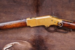 Antique Winchester 1860s Model 1866 “Yellow Boy” .44 Henry Rimfire 20” SRC Saddle Ring Carbine Lever Action Rifle 1868 - 8