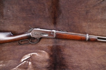 Antique Winchester 1890s Model 1886 .40-65 WCF 22” SRC Saddle Ring Carbine Lever Action Rifle 1895 W/ Letter