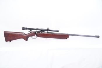 Mossberg Model 35 .22 LR 26" Single Shot Bolt Action Rifle With Scope