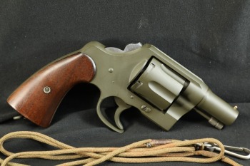 Custom “Fitz Special” Style US Army Post-WW1 Colt New Service M-1917 .45 ACP 2 ½” Revolver 1919 C&R