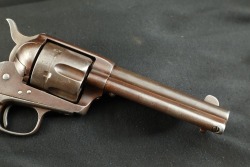 Antique Colt 1880s Etched Panel Frontier Six Shooter Single Action Army 1st Generation .44-40 WCF 4 ¾” SAA Revolver 1884 - 4