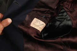 US Navy WW2 WAVES Officer Badged Blue Wool Service Dress Uniform: Jacket, Skirt, Seersucker Hat, Black Oxfords - 4