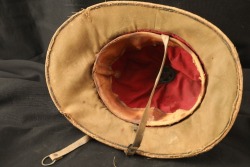 German WW2 Waffen-SS Italy Southern Russia 1st Pattern Khaki Pith Helmet - 4