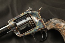 Gary Reeder Custom “Outlaw” Engraved Ruger New Model Super Blackhawk .44 Magnum 4 ⅝” Revolver 2023 - 6