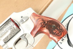 Smith & Wesson 2020s S&W Altamont Exclusive “The American Scroll” Engraved Limited Edition 1 of 300 Model 642-2 Airweight .38 Special 1 ⅞” Double Action Snub Nose Revolver 2021 - 4