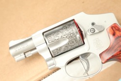 Smith & Wesson 2020s S&W Altamont Exclusive “The American Scroll” Engraved Limited Edition 1 of 300 Model 642-2 Airweight .38 Special 1 ⅞” Double Action Snub Nose Revolver 2021 - 5