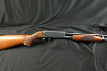 Ithaca 1970s Model 37 Featherlight Engraved 20 GA 28" Fixed Full Slam Fire Pump Action Shotgun 1970 C&R