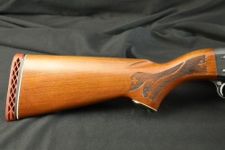 Ithaca 1970s Model 37 Featherlight Engraved 20 GA 28" Fixed Full Slam Fire Pump Action Shotgun 1970 C&R - 3